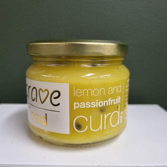 Lemon & passionfruit curd