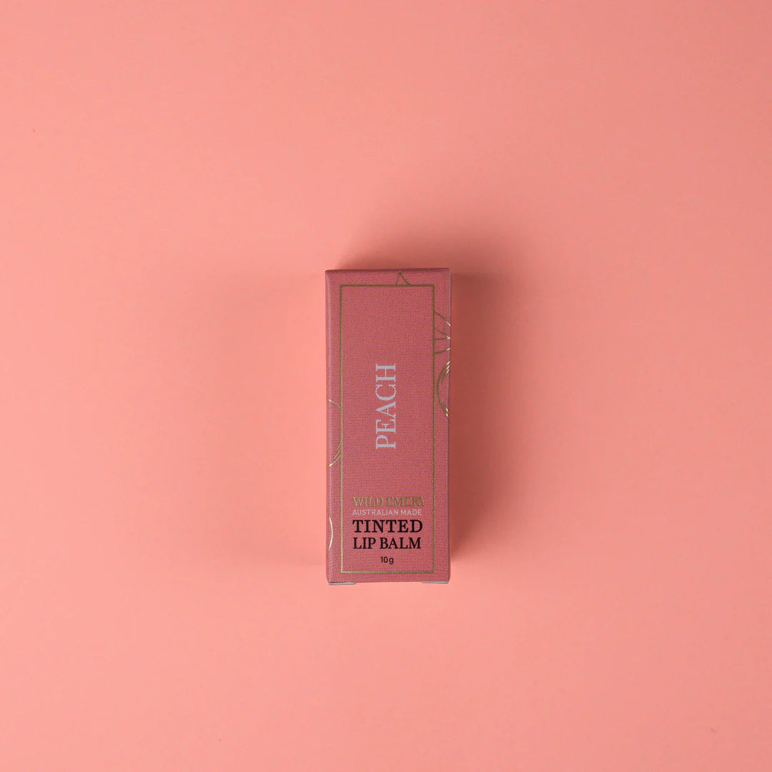 Wild Emery Peach Tinted Lip Balm