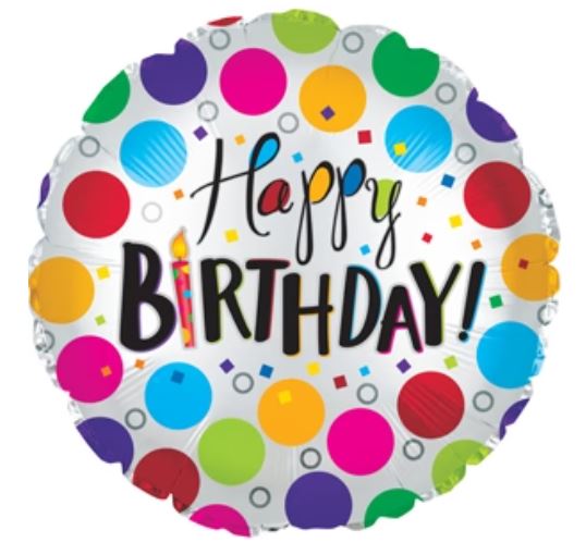 9in Happy Birthday